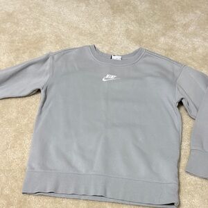 Nike Light Gray Crewneck Sweatshirt